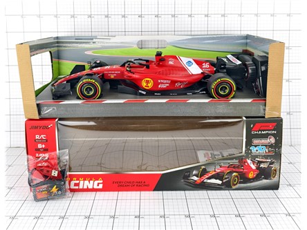 SAMOCHÓD FORMUŁY NA RADIO+PAKIET czerwony