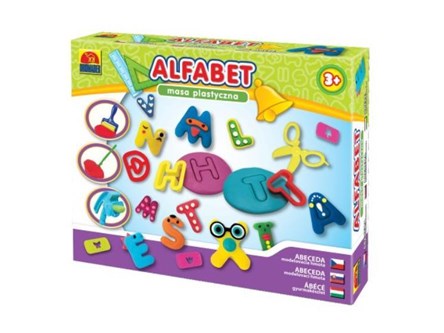 MASA PLASTYCZNA ALFABET