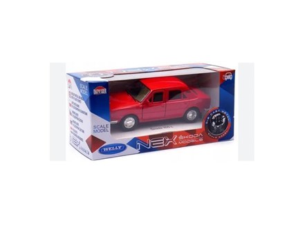 WELLY 1:34 Skoda 105 L czerwona