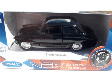 WELLY 1:34 Skoda Oktavia czarna