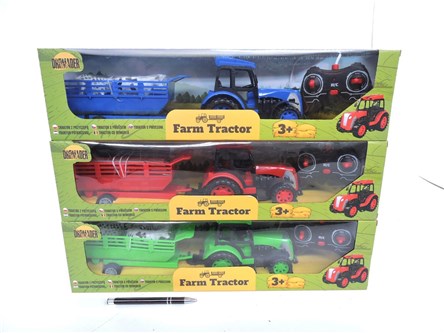 AST. TRAKTOR na radio Z PRZYCZEPĄ, 49x13x12, kart.