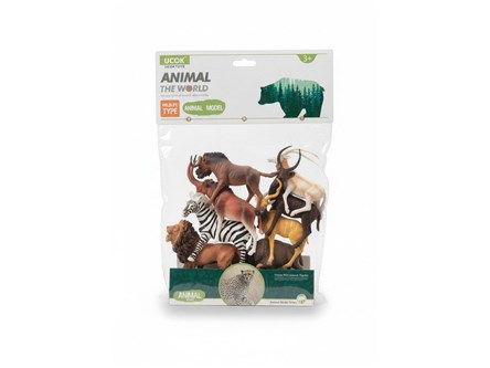 ZWIERZĘTA dzikie w folii