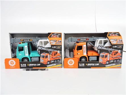 AST. AUTO ciężarówka-dźwig, św/dźw, 1:16,    kart.