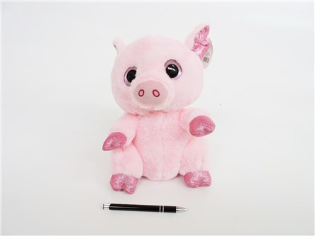 *PLUSZ świnia, 25 cm, róż.