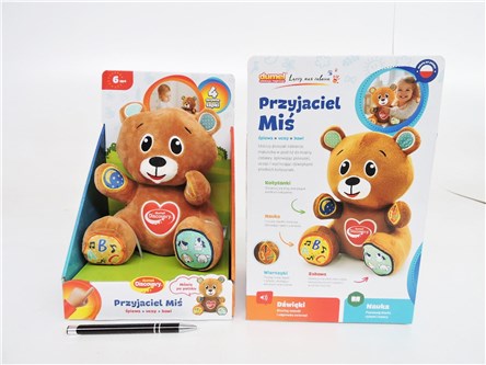 PRZYJACIEL MIŚ, plusz., dźw.,       kart.