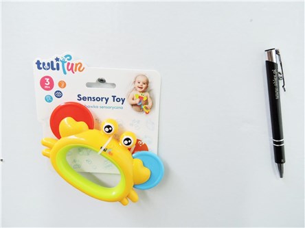TULI FUN Zabawka sensoryczna KRAB, 3 m+,    blist.