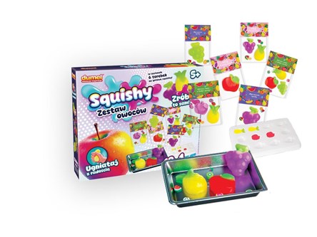 *SQUISHY - ZESTAW OWOCÓW