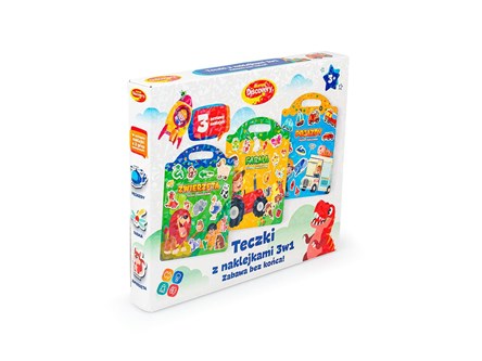 *DUMEL TECZKI Z NAKLEJKAMI - ZABAWA BEZ KOŃCA 3w1