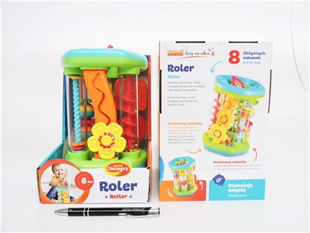 *DUMEL ROLER kreatywna, do raczkowania, 6m+, kart.