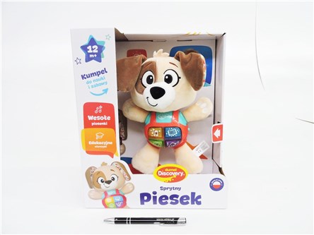 *DUMEL Sprytny piesek, bat., 12m+,          kart.