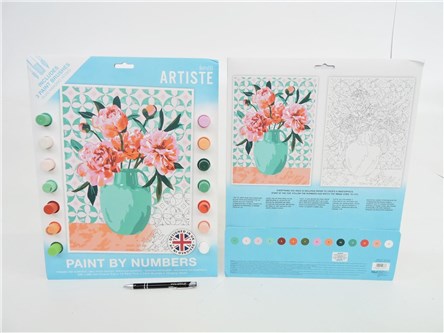 DUŻY ZESTAW do malowania, Artiste - PIĘKNY BUKIET