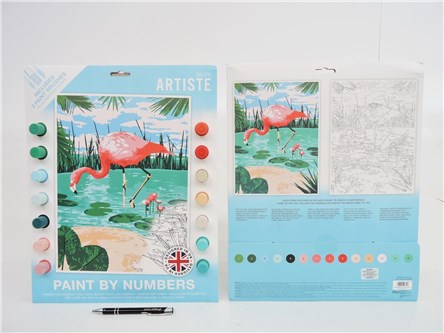 DUŻY ZESTAW do malowania, Artiste - FLAMING