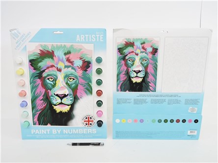 DUŻY ZESTAW do malowania, Artiste - LEW