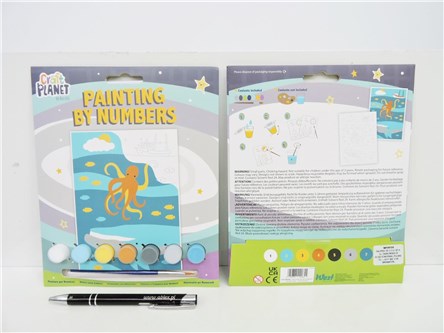 ZESTAW do malowania, Craft Planet - PODWODNY ŚWIAT