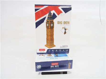 PUZZLE 3D, 44 el., ZEGAR BIG BEN