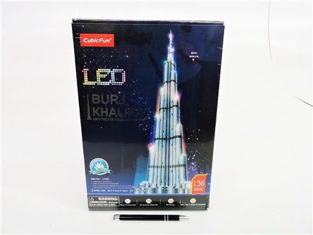 PUZZLE 3D, 136 el., Burj Khalifa, LED