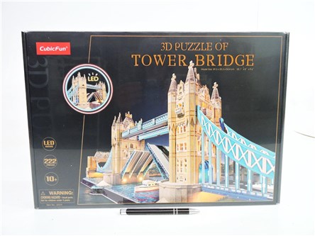 PUZZLE 3D, 222 el., Tower Bridge, LED