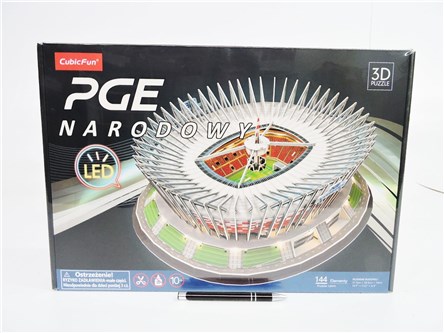 PUZZLE 3D, 144 el., PGE Stadion Narodowy, LED