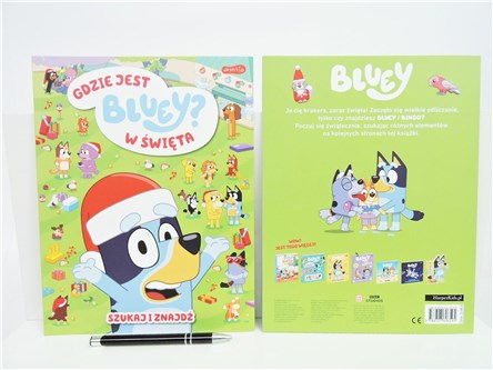 KSIĄŻ. BLUEY Gdzie jest w święta Bluey?