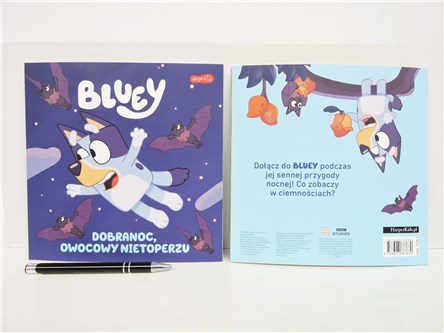 KSIĄŻ. BLUEY DOBRANOC OWOCOWY NIETOPERZU