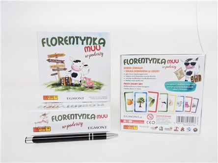 *GRA Florentynka MUU w podróży, karciana, 4+