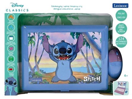 Stitch laptop edukacyjny Lexibook ze 124 akt.