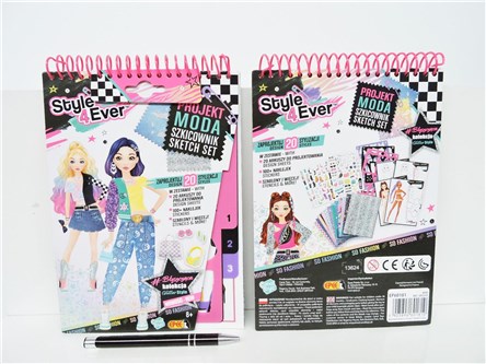 PROJEKT MODA - Zestaw Szkicownik     12/