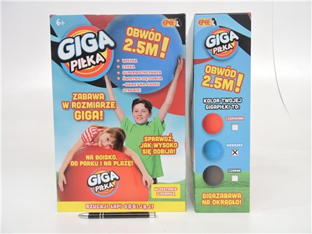 *Gigapiłka, 2,5m,  NIEBIESKI