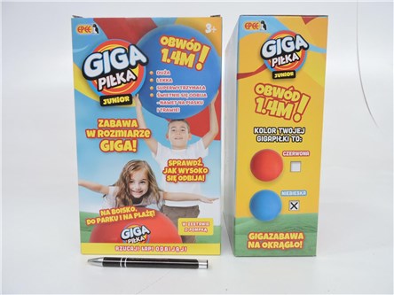 *Gigapiłka Junior, 1,4m, NIEBIESKI