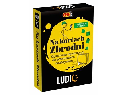 GRA Ludic games, 3 wz tajniki logiki, karty zbrodn