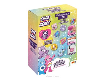 *Naklejkomat 3D CARE BEARS   zestaw uzupełniający