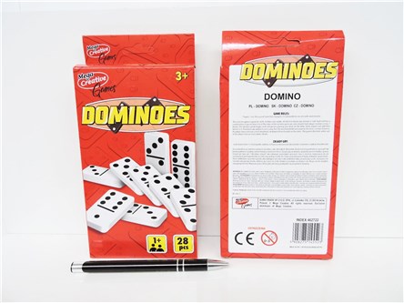GRA DOMINO plast., 17x10x2 cm, 3+,      kart.