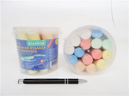 KREDA CHODNIKOWA 6 kol., 15 szt.,       wiadro
