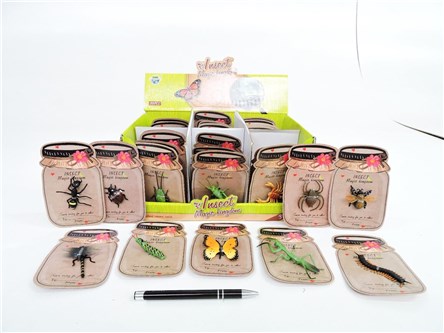 AST. INSEKTY x 36 plast., 8x13 cm,          displ.