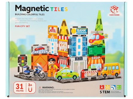 KLOCKI MAGNET CITY 31EL 25X20X6 cm