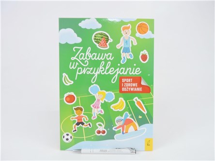 KSIĄŻ. ZABAWA W PRZYKLEJANIE,