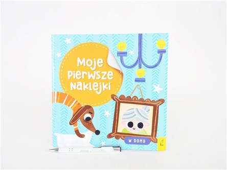 KSIĄŻ. MOJE PIERWSZE NAKLEJKI - w domu