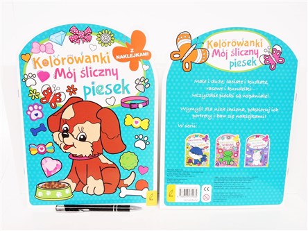 KSIĄŻ. Mój śliczny piesek - kol. z naklejkami