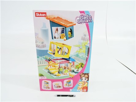 KLOCKI SLUBAN 571 el. DZIEWCZYNKA, domek piętrowy