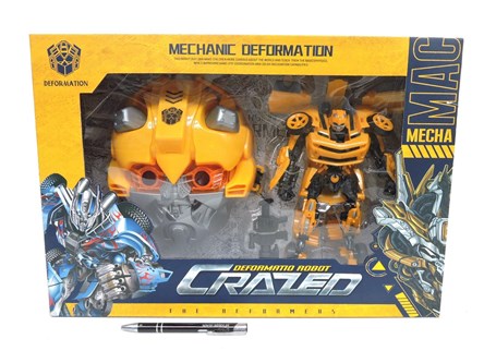 ROBOT z maską, zest., 46x32x9,5 cm,      kart