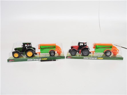 AST. TRAKTOR z siewnikiem, 40x11x13 cm,      klosz