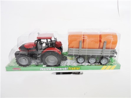 FARMA TRAKTOR z przyczepą, 53x17x16 cm