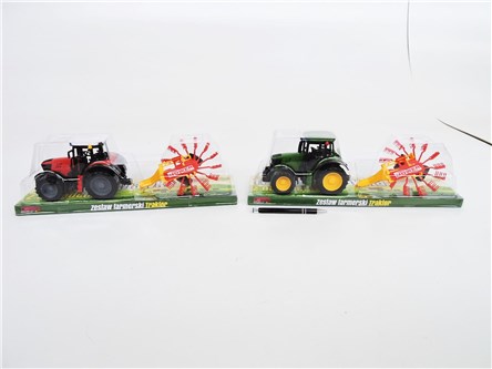 AST. TRAKTOR z kosiarką rol.,40x11x13 cm,    klosz