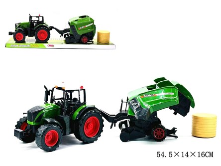 TRAKTOR z prasą,  klosz