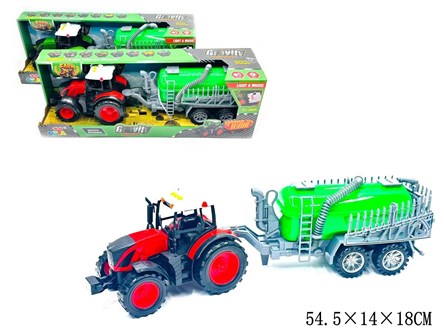 TRAKTOR Z beczkowozem św. dź. kart
