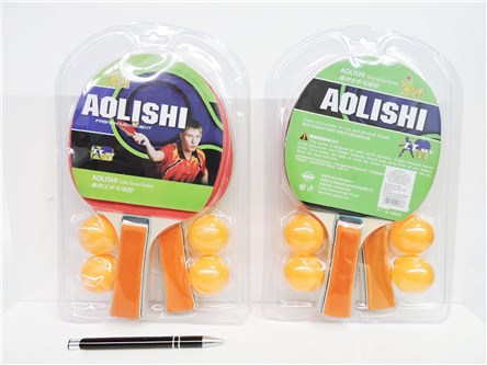 BRAK--TENIS STOŁOWY, 4 piłki, zest., 30x20 cm blis