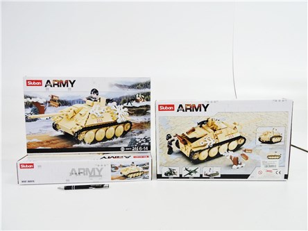 KLOCKI SLUBAN 344 el. WOJSKO, Czołg