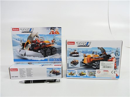 KLOCKI SLUBAN 82 el. MIASTO, Skuter śnieżny