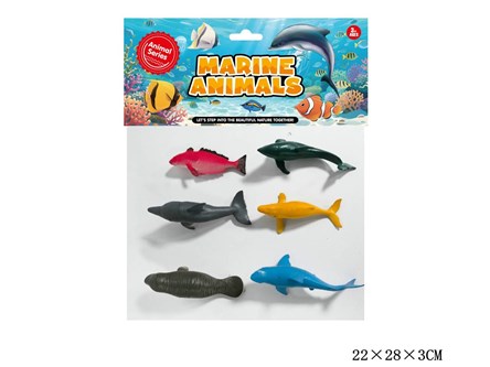 Zwierzęta morskie 6szt w foli