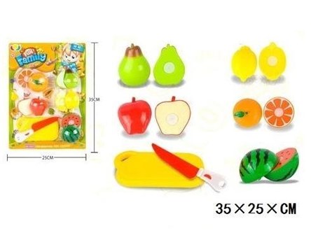 OWOCE plast. DO KROJENIA na rzep -  deska nóż